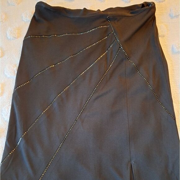 XL Nicole Bakti maxi skirt rhinestone detail, party night - Picture 5 of 16